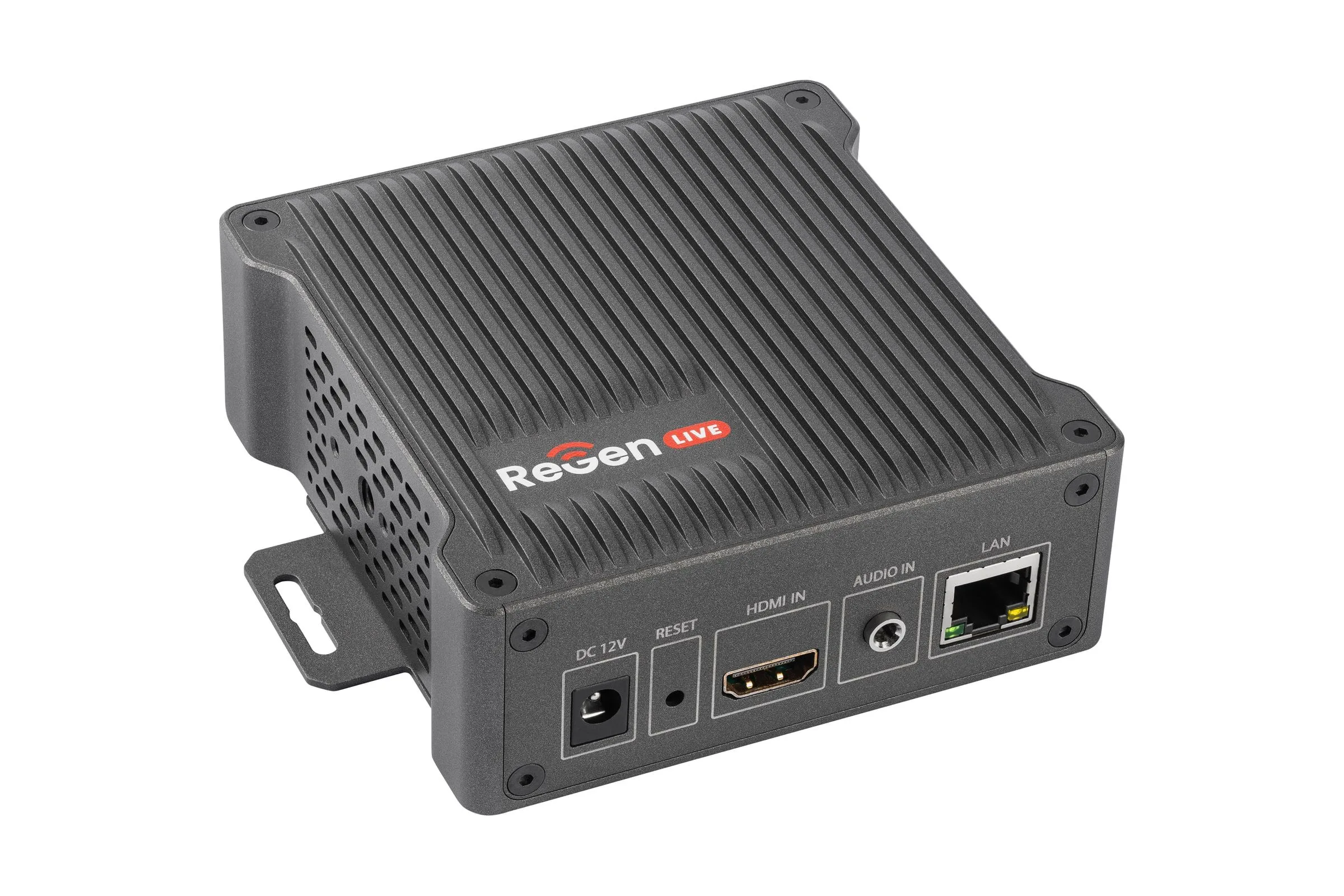 ReGen LIVE HDMI encoder — front three-quarter view
