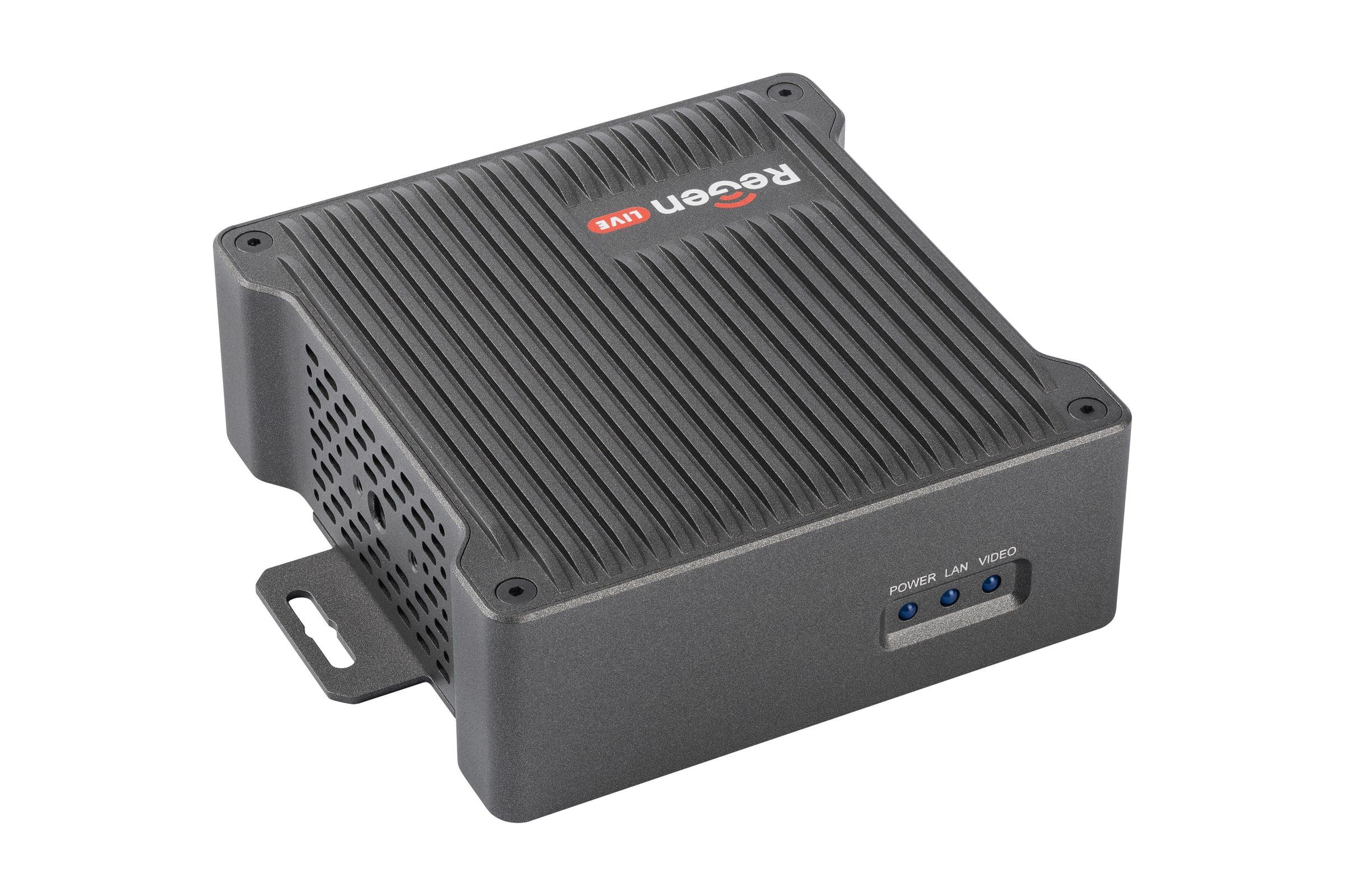 ReGen LIVE HDMI encoder — rear panel with HDMI input and loop output