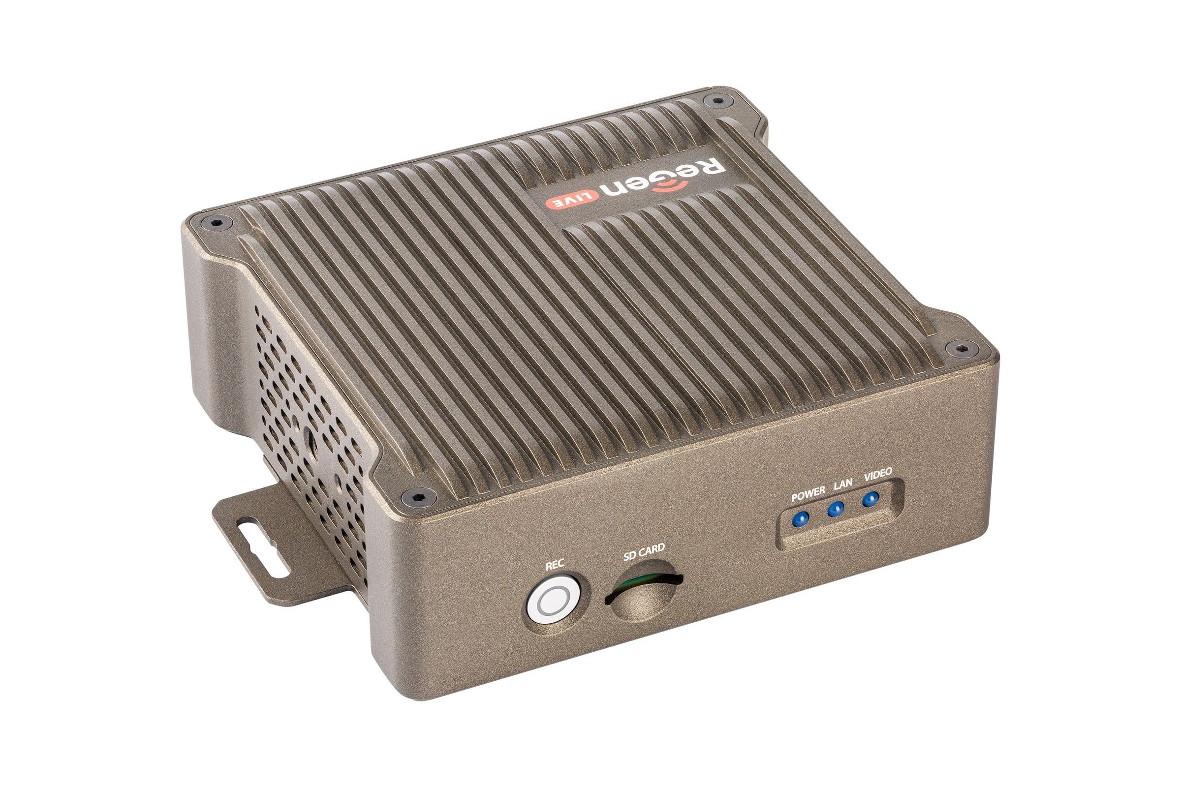 ReGen LIVE 3G SDI encoder — side profile showing port arrangement