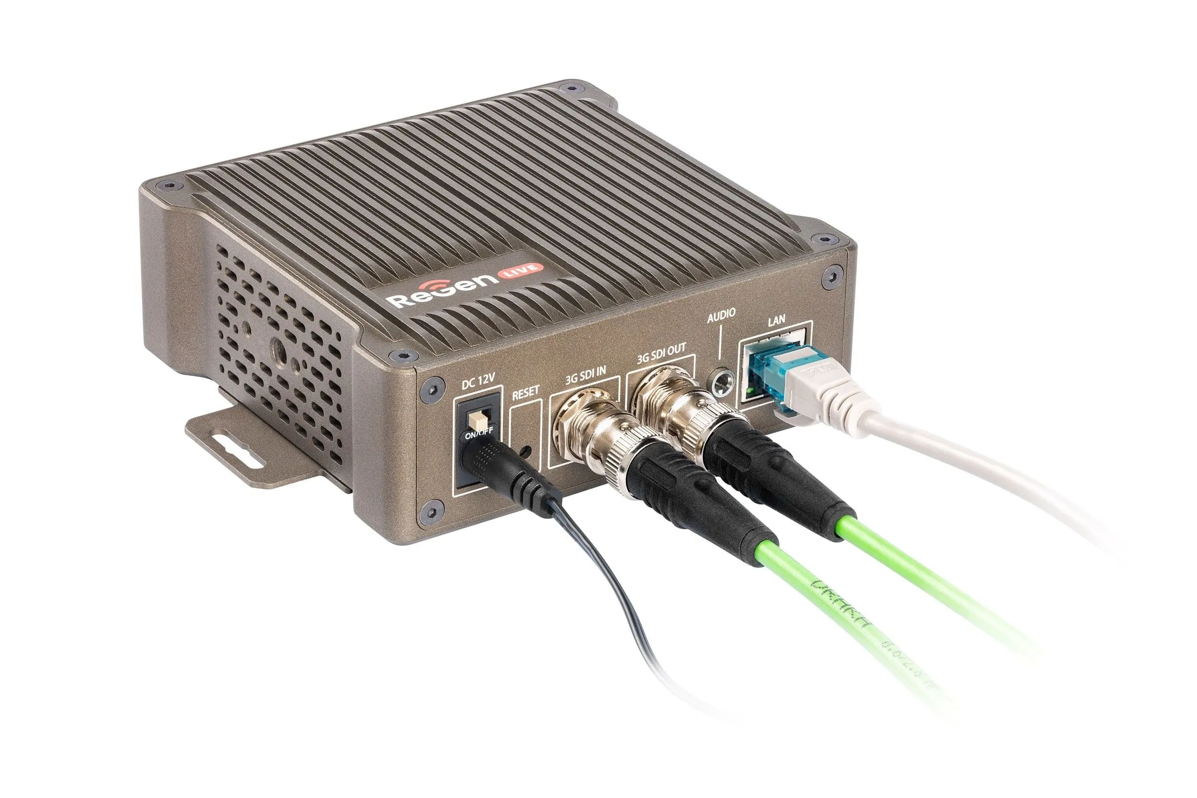 ReGen LIVE 3G SDI encoder — with included rack-shelf mount