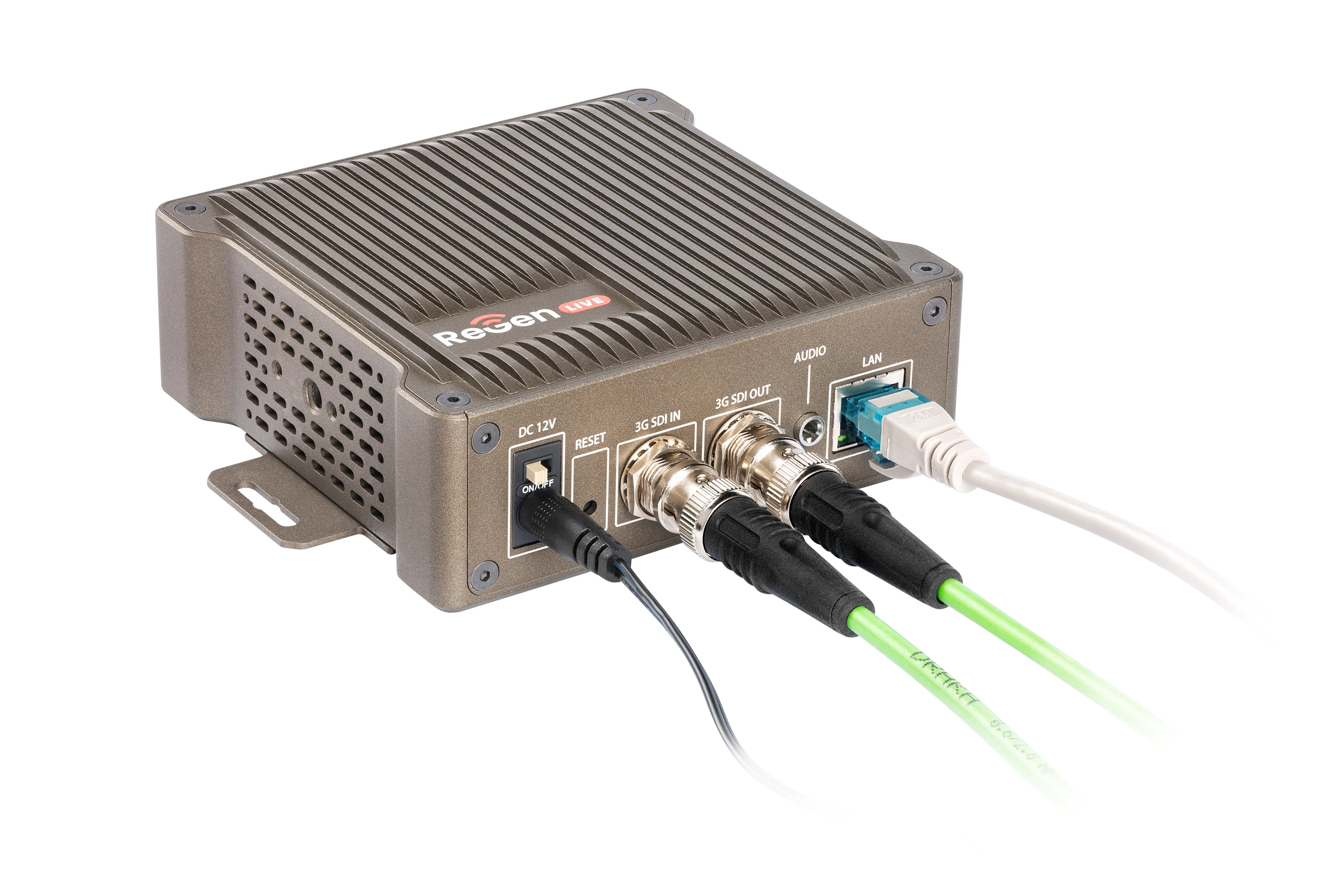 ReGen LIVE 3G SDI encoder — with included rack-shelf mount