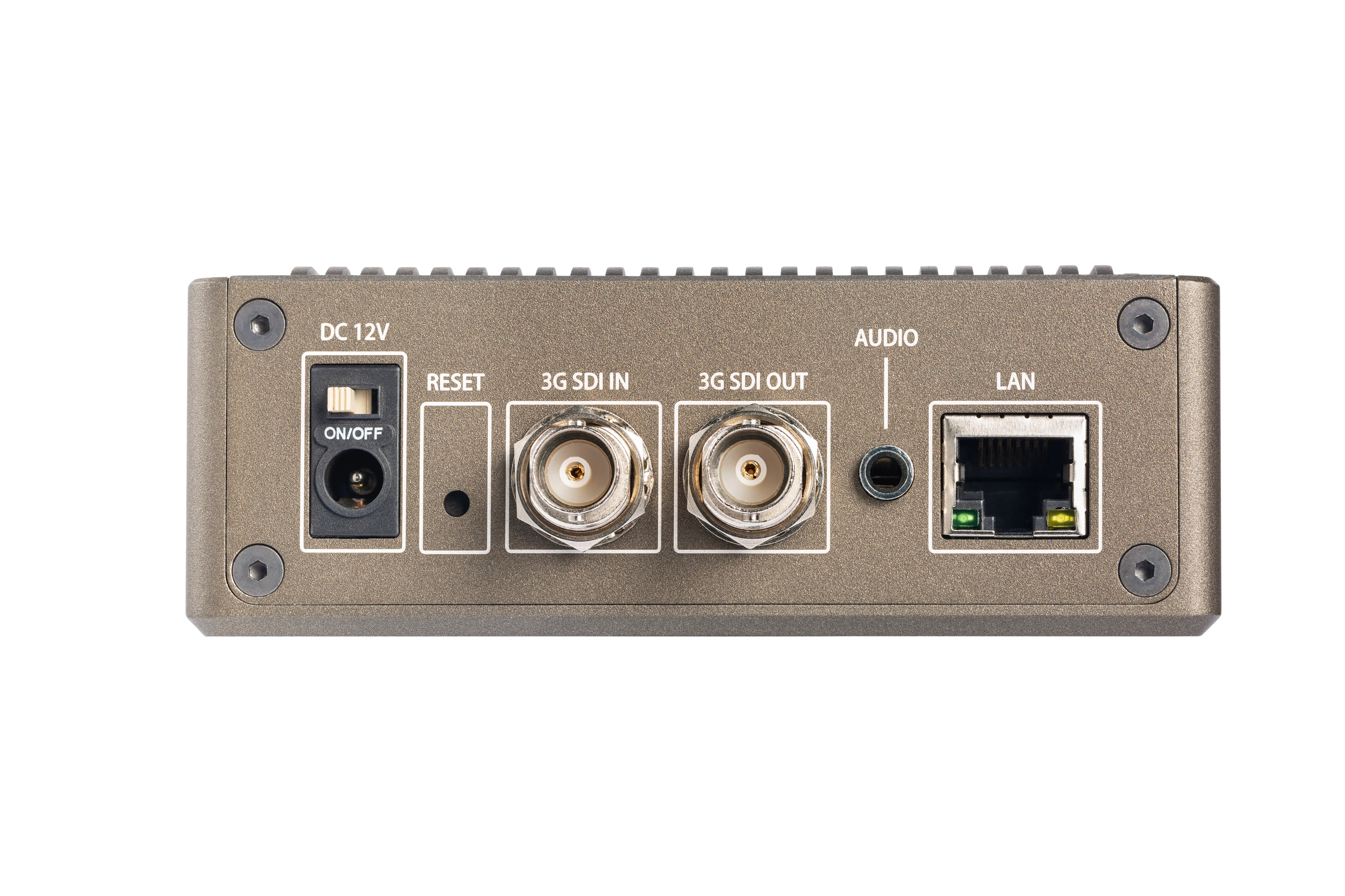 ReGen LIVE 3G SDI encoder — alternate angle showing power input