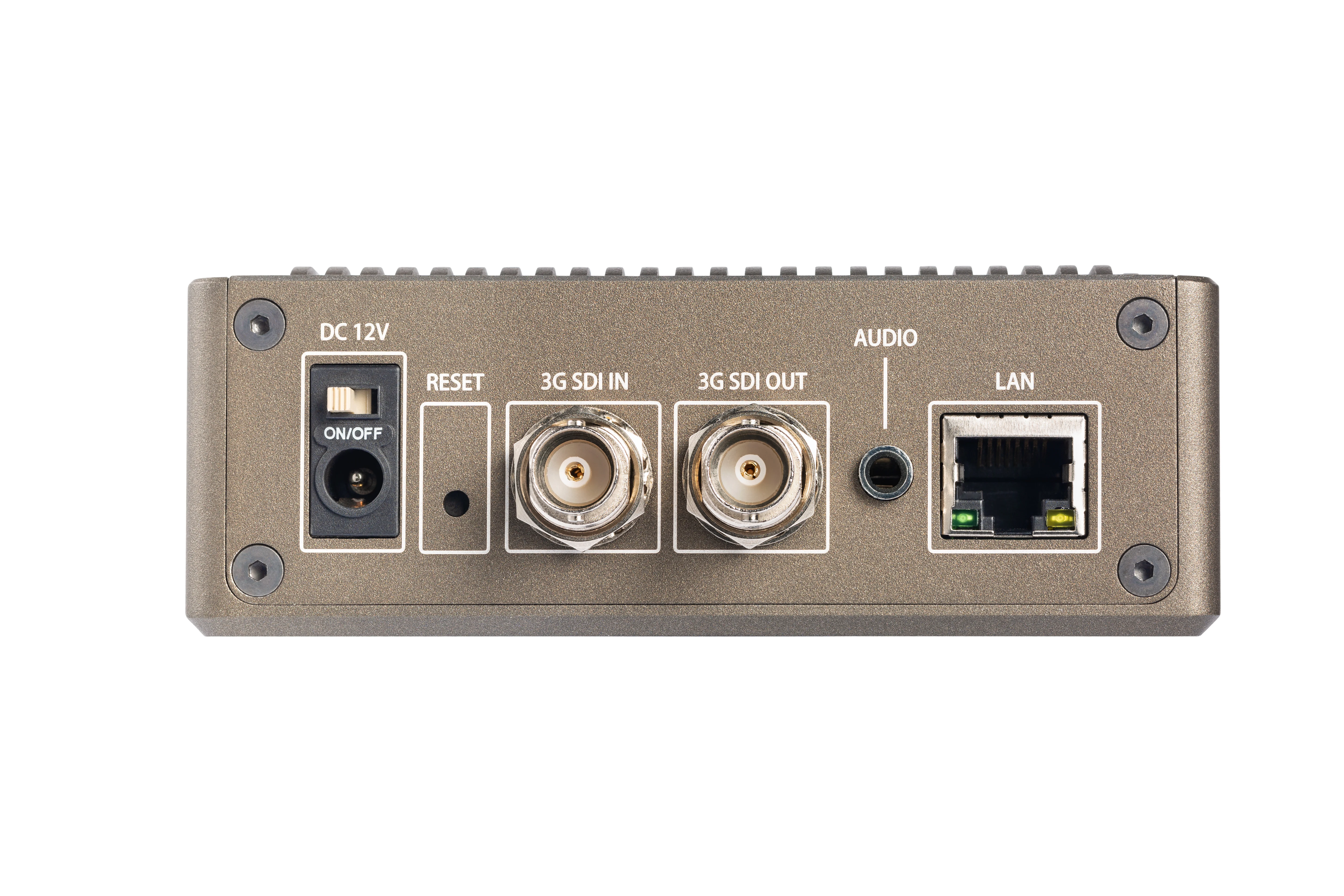 ReGen LIVE 3G SDI encoder — alternate angle showing power input