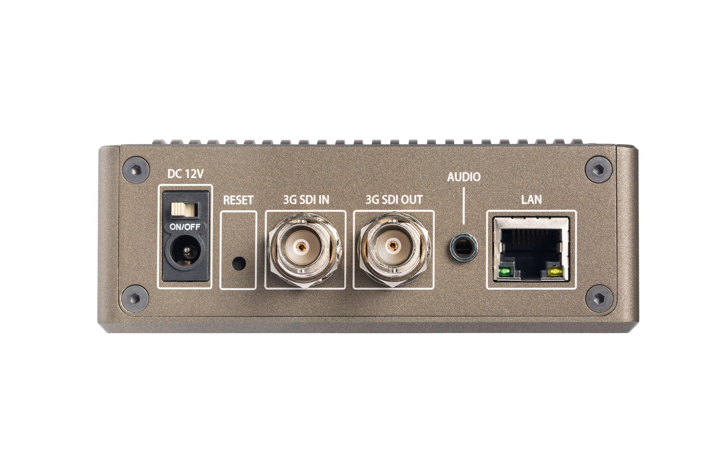 ReGen LIVE 3G SDI encoder — alternate angle showing power input